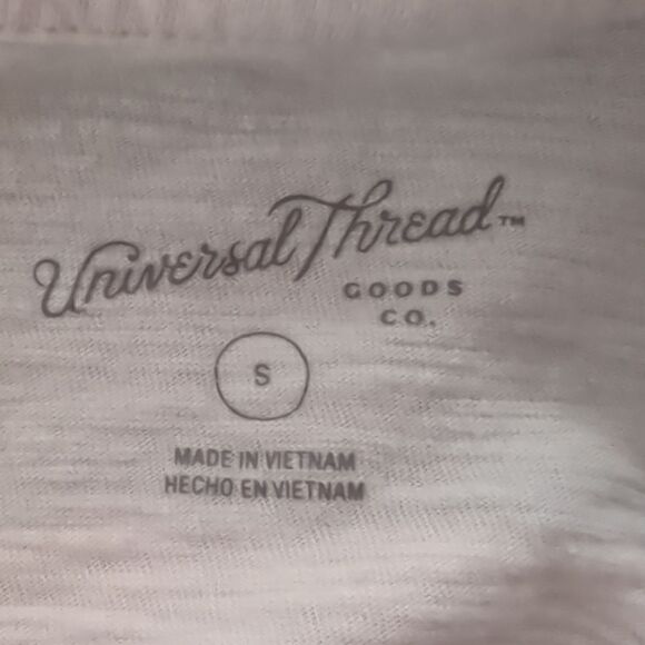 Universal Thread Striped Cropped Short Sleeve Shirt - Picture 5 of 6